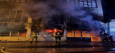 Bursa'da 3 katl tekstil atlyesinde kan yangn sndrld