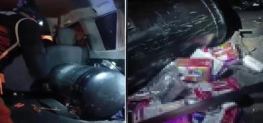 LPG tank�ndan 330 ka�ak elektronik sigara ��kt�