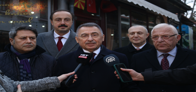 Fuat Oktay, Kuzey Makedonya'da konutu: Savunma sanayi ve askeri boyutta youn ilikilerimiz var