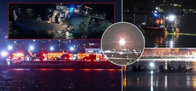 ABD'de yolcu u�a�� helikopterle �arp��t�! Kazada sa� kurtulan olmad�