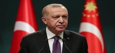 Cumhurbakan Erdoan'dan ehit ailesine basal mesaj
