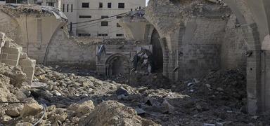 �srail Gazze'de tarihi miras� da hedef ald�! Arkeolojik alanlar b�y�k zarar g�rd�