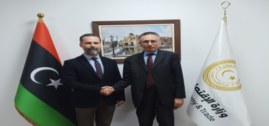 Trkiye ve Libya arasnda nemli temas! Ekonomik ve ticari ibirlii ele alnd