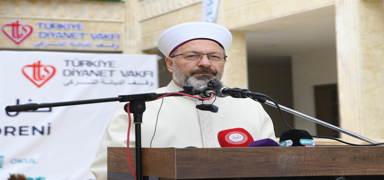 Diyanet ��leri Ba�kan� Erba�: Suriyeli karde�lerimiz i�in elimizden gelen t�m gayreti sergiledik