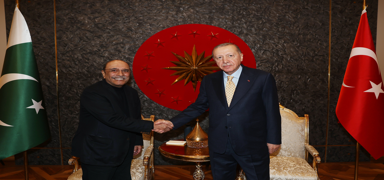 Cumhurba�kan� Erdo�an, Pakistan Cumhurba�kan� Zerdari ile g�r��t�