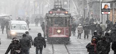 �stanbul'a 'KAR' ya�d��