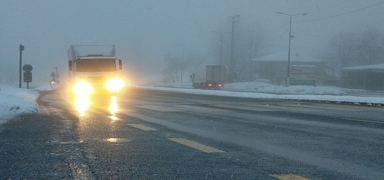 Bolu Da'nda ulama kar ve sis engeli