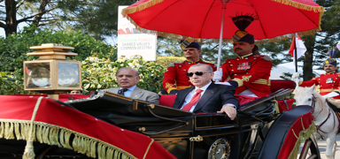 Cumhurbakan Erdoan Pakistan'da resmi devlet yemeine katld