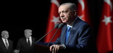 Bakan Erdoan: Trump'n Netanyahu denilen katille anlamas dnya bar iin byk tehdit