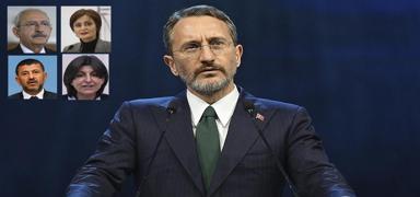 �leti�im Ba�kan� Altun'un avukat� duyurdu! K�l��daro�lu ve Kaftanc�o�lu ile iki CHP'li isim tazminat �deyecek