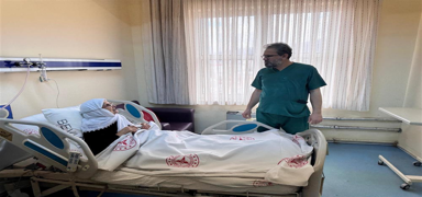 B�bre�inden 10 santimlik ta� ��kar�ld�