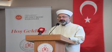 Diyanet ��leri Ba�kan� Erba�: B�y�k bir �zveriyle e�itim faaliyetleri ger�ekle�tiriyoruz