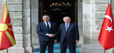 Cumhurbakan Erdoan, Mickoski'yi kabul etti