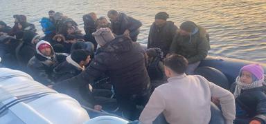 eme'de 17'si ocuk 36 dzensiz gmen yakaland