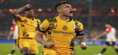 Inter, Feyenoord deplasmannda avantaj 2 golle ald