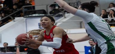 Melikgazi Kayseri Basketbol deplasmanda galip