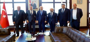 Ala, Alevi Vakflar Federasyonu Genel Bakan Doan ile bir araya geldi