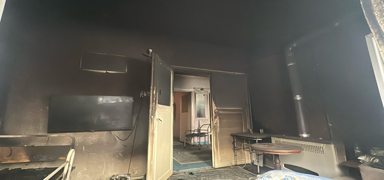 Ba�c�lar'da bina yang�n�: 1 �l�