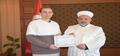 Giresun'a gelen Ukraynal Iastremskyi Mslman oldu