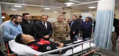 anlurfa'da motosikletli yunus timi kaza yapt