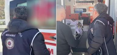Ambulansn iinden bu kez hasta kmad! Amasya'da gmen kaaklarna operasyon