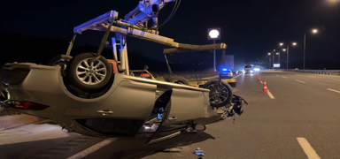 Kuzey Marmara Otoyolu'nda feci kaza