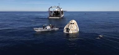 Uluslararas Uzay stasyonu'nda mahsur kalan astronotlar Dnya'ya dnd