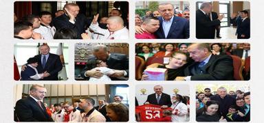 Cumhurbakan Erdoan'dan Down Sendromu Farkndalk Gn paylam