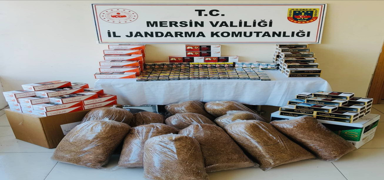 Mersin'de binlerce makaron ele geirildi! 3 kii gzaltna alnd