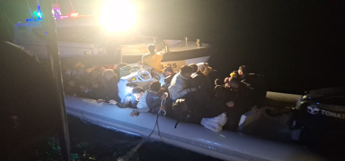 Bodrum aklarnda dzensiz gmen operasyonu: 33 kii yakaland