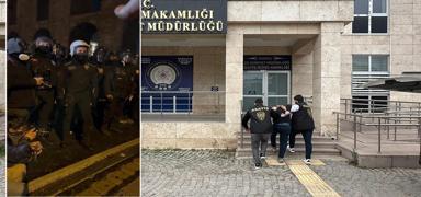 'Seni emekli oldu�unda bulaca��m' diyerek polisi tehdit eden eylemci yakaland�