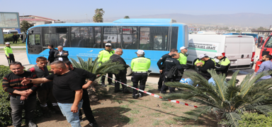 Antakya'da halk otobsnn arpt yaya hayatn kaybetti