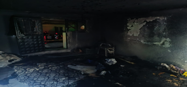 Afyonkarahisar'da ev yang�n�: �l� ve yaral�lar var