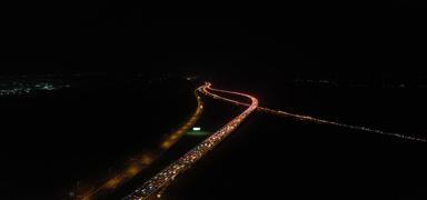 Bayram g balad: Trafik zaman zaman durma noktasna geldi