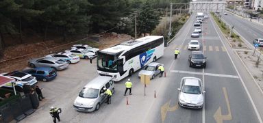 Mula'da trafik denetimi artrld
