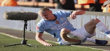 Manchester City'nin yldz Erling Haaland sakatland!