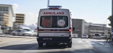 Beypazar�'nda ya��� nedeniyle otomobil takla att�: Yaral�lar var