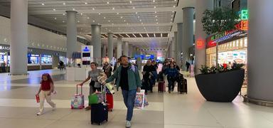 stanbul Havaliman'nda bayram dn younluu: Tm nlemler alnd