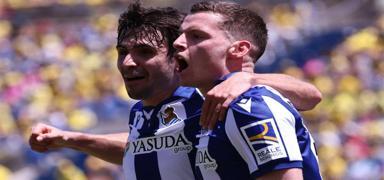 Real Sociedad'dan deplasmanda 3 goll galibiyet