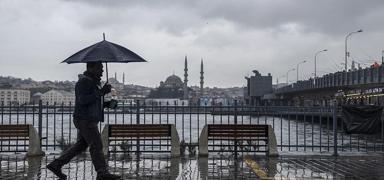 Trkiye souk ve yamurlu hava teslim: Scaklklarda sert d