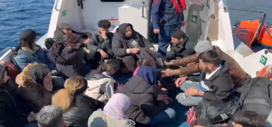 Bodrum ve Marmaris'te dzensiz gmen operasyonu: 27'si kurtarld, 23' yakaland