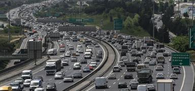 stanbul'da trafik durma noktasnda: Younluk yzde 74'e ulat