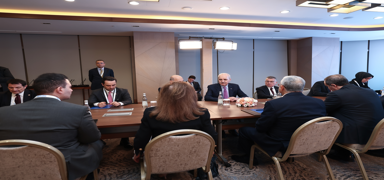 Numan Kurtulmu ve Gebali Takent'te bulutu! Gndem: Gazze