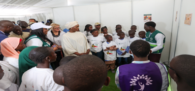 Senegal Cumhurbakannn einden Emine Erdoan'n Sfr Atk Projesi'ne destek