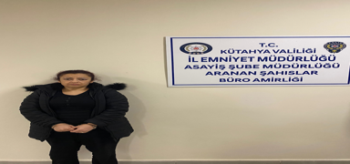 K�tahya'da 62 y�l hapis cezas� bulunan firari yakaland�