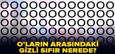 Optik illzyon IQ testi: O'larn arasndaki gizli sfr nerede? 6 saniyede bulanlar zeka kp!