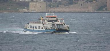Tekirda'da etkili olan poyraz deniz ulamn aksatt