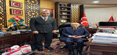 MHP Genel Bakan Baheli, Tkenmez'i kabul etti