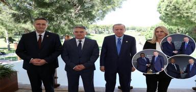 Antalya'da diplomasi trafii! Bakan Erdoan liderlerle bir araya geldi