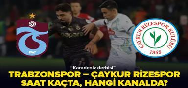 TrabzonsporRizespor ne zaman, saat kata? Trabzonspor-aykur Rizespor ma hangi kanalda, ifresiz mi?